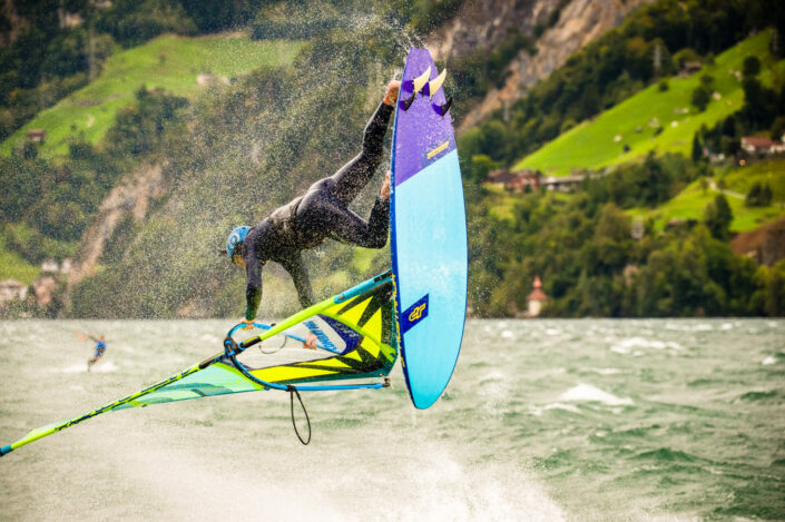 Pro Windsurfer Yentel Caers